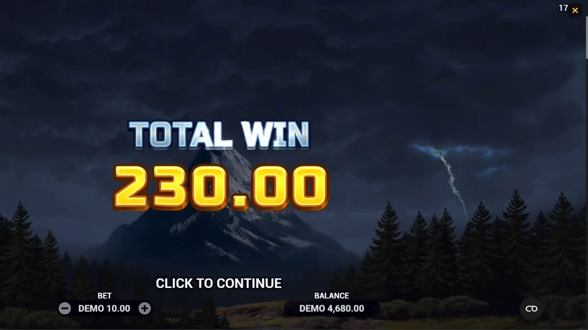 Young Eagle Song slot machine interface featuring eagle imagery