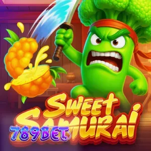 Interface do jogo Sweet Samurai com o personagem Broccoli Samurai